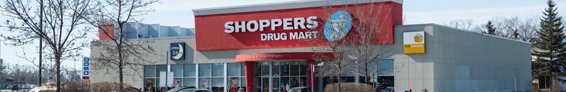 Exterior of Shoppers Drug Mart store at 2211 Pembina Highway in Winnipeg, Manitoba